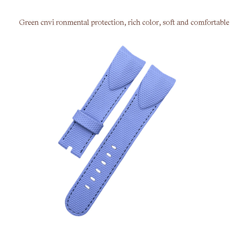 Fluororubber Watch Strap for CORUM Admiral’s Cup