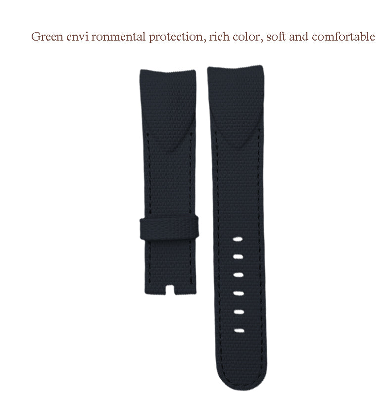 Fluororubber Watch Strap for CORUM Admiral’s Cup
