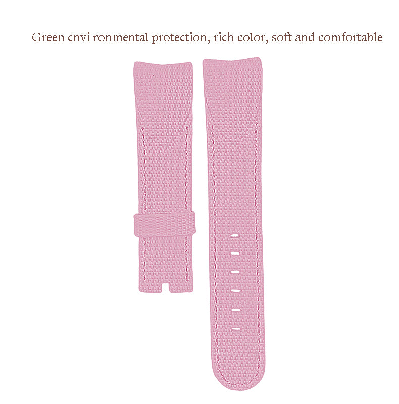 Fluororubber Watch Strap for CORUM Admiral’s Cup