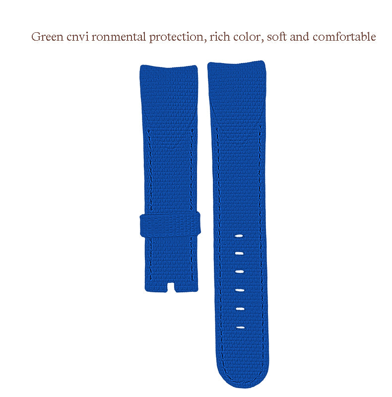Fluororubber Watch Strap for CORUM Admiral’s Cup
