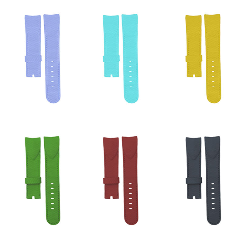 Fluororubber Watch Strap for CORUM Admiral’s Cup