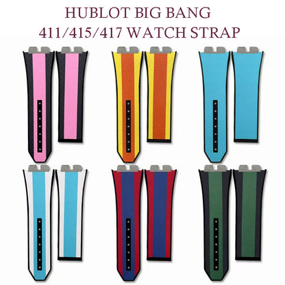 HUBLOT 411 WATCH RUBBER STRAP