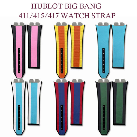 HUBLOT 411 WATCH RUBBER STRAP