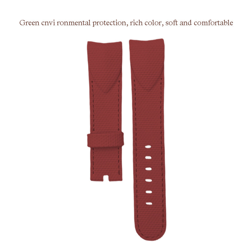 Fluororubber Watch Strap for CORUM Admiral’s  Cup