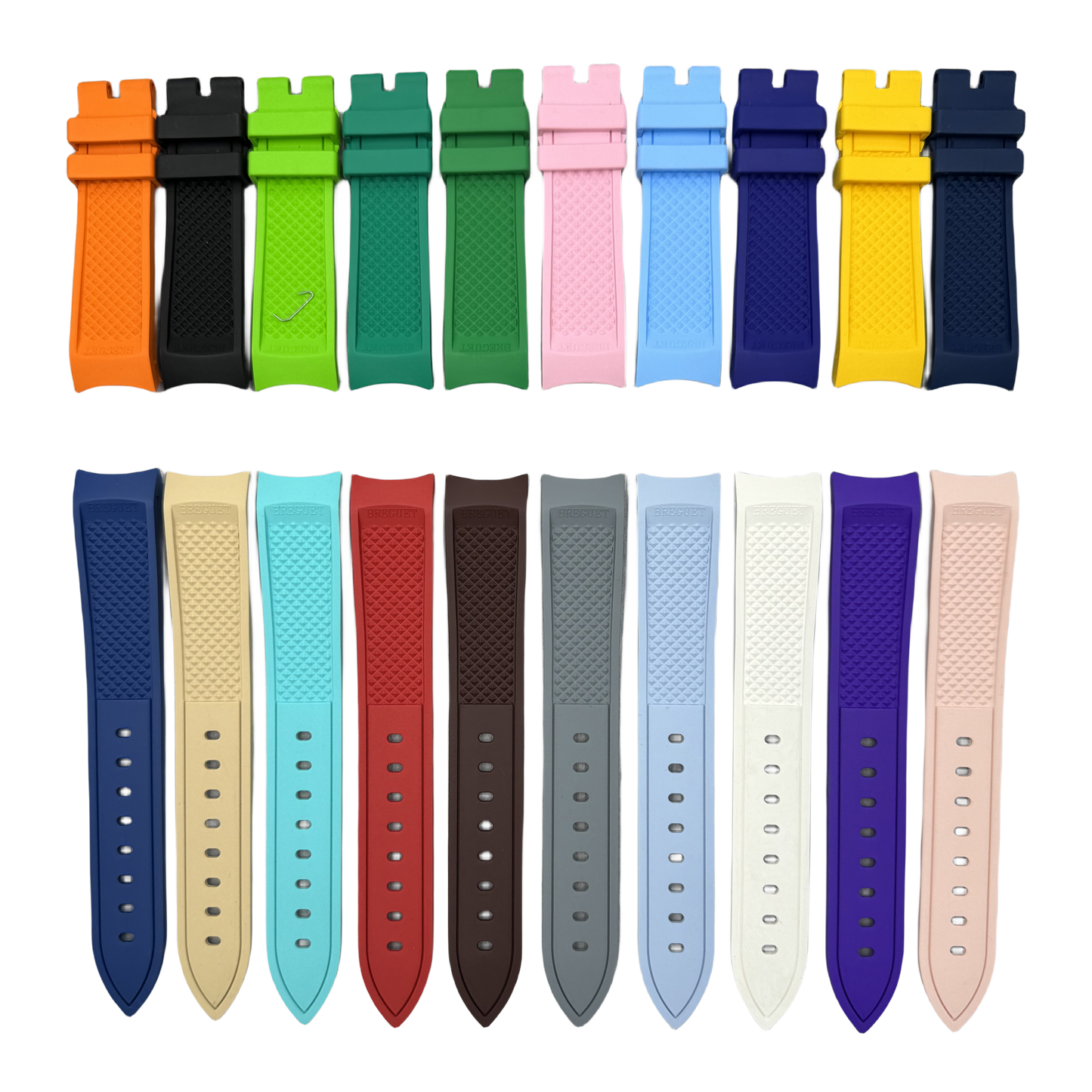 breguet 5817 rubber strap  watch strap rubber breguet marine 5817 rubber strap