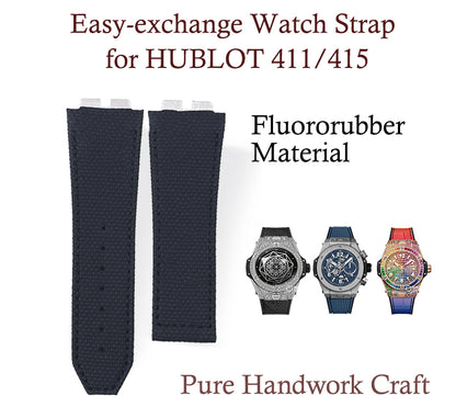 HUBLOT BIG BANG 441 415 411 HUBLOT watch band watch rubber strap