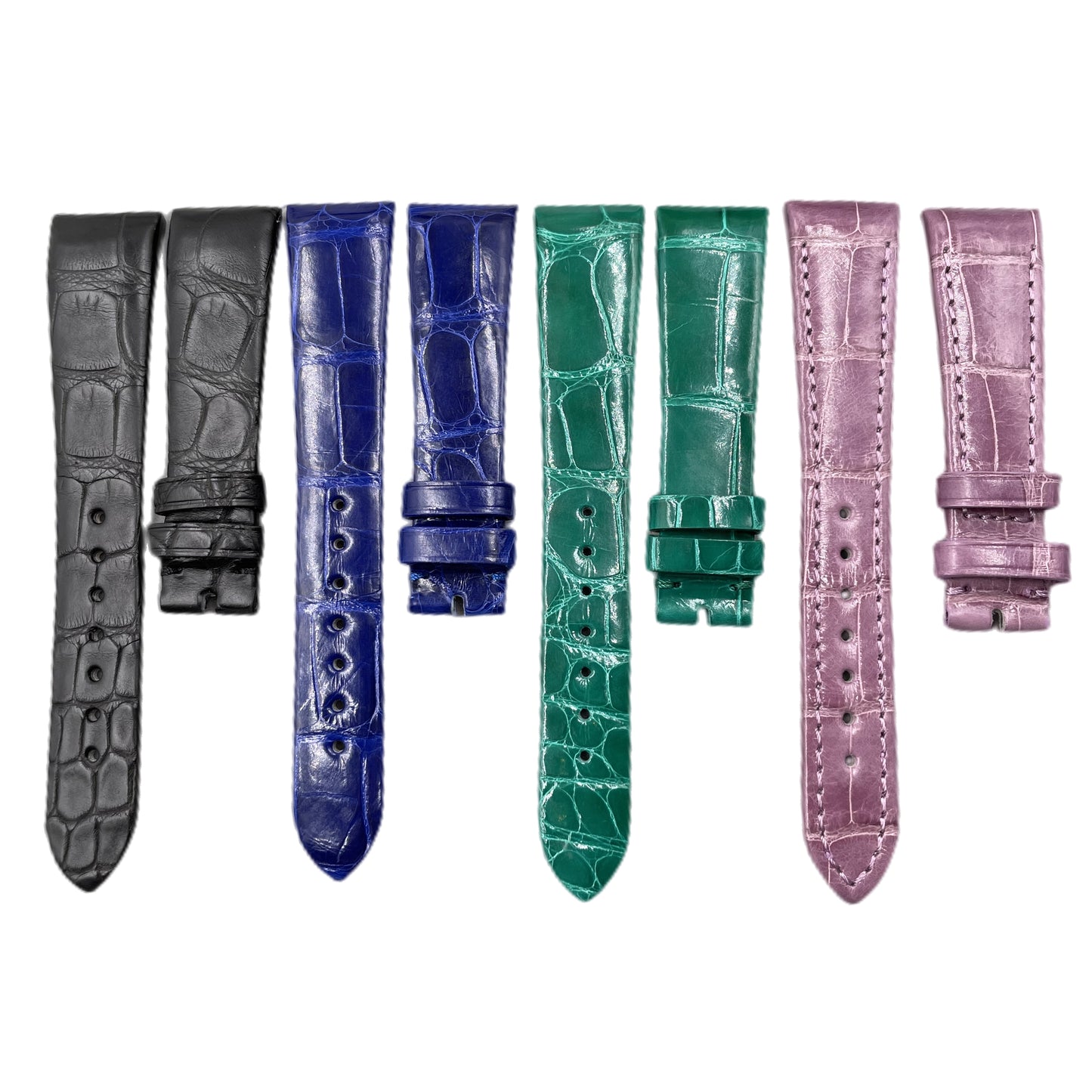 BVLGARI LVCEA 102329 ALLIGATOR WATCH BANDS